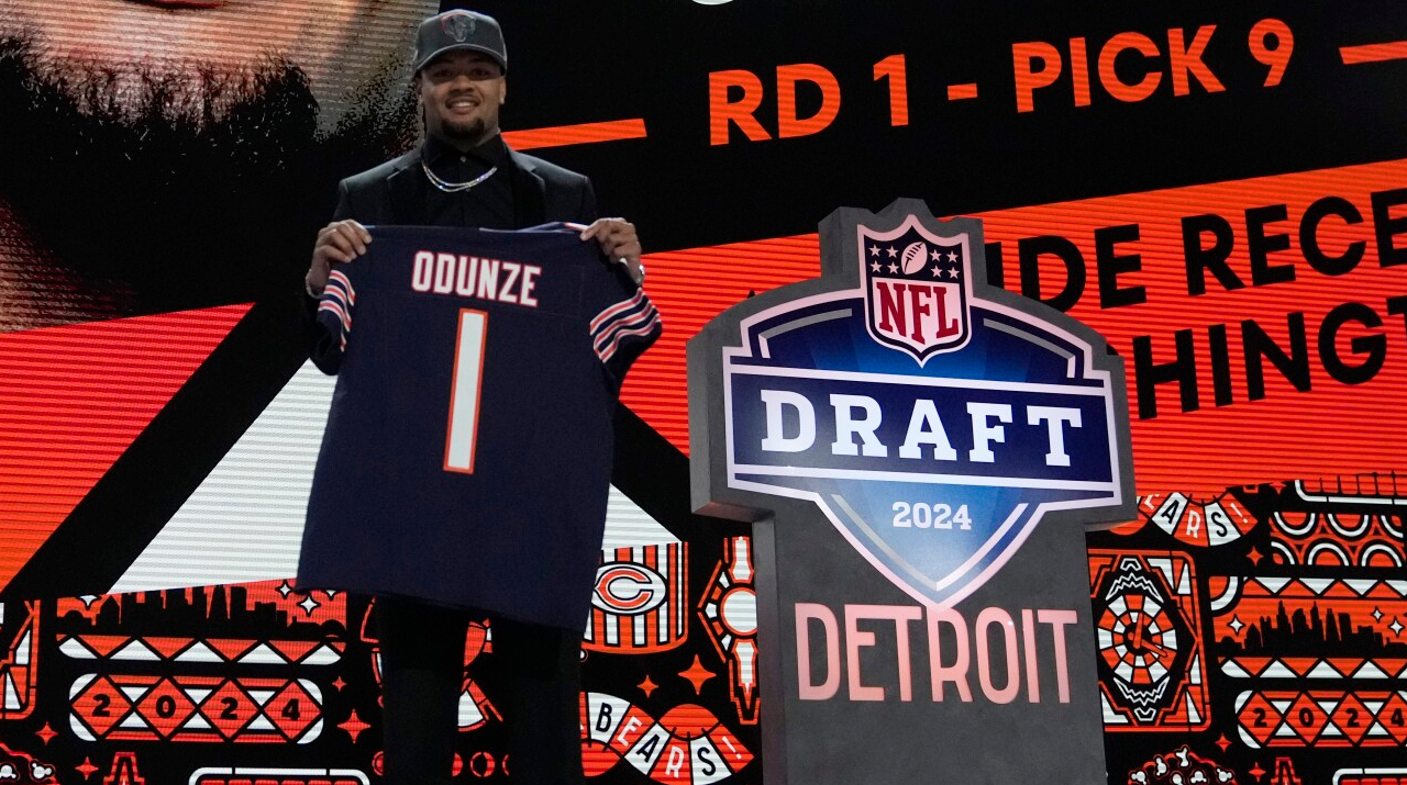 ¿Qué números debe tener Rome Odunze para romper los récords de novato de Chicago Bears?